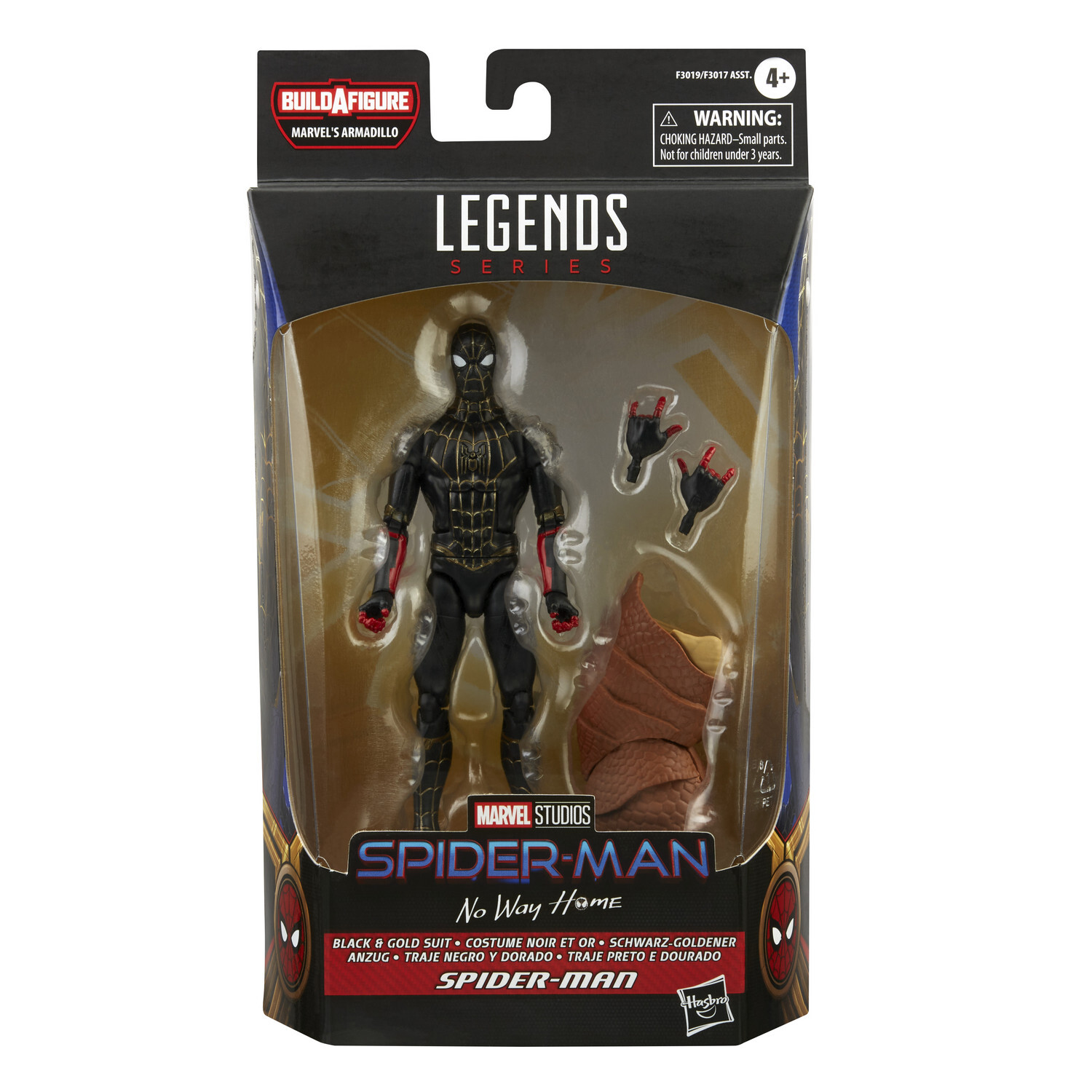 spiderman black and gold suit