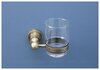 Aquanet 3884 3884 Стакан стекло с держателем Aquanet, латунь (189265)