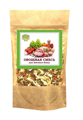 Овощная смесь для мясных блюд 'Organic food', 100г