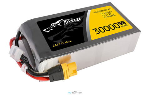 АКБ Gens Ace Tattu 30000mAh 22.2V 25C 6S1P Lipo Battery Pack