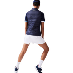 Женская теннисная жилетка Lacoste Women's SPORT Water-Resistant Quilted Technical Golf Vest - navy blue
