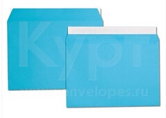 Конверт из бумаги голубого цвета C4 (229х324 мм) 120 г/м²