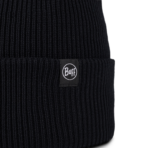 Картинка шапка вязаная Buff Hat Knitted Renvi Black - 4