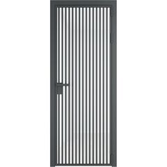 Алюминиевая дверь 11AG серая ночь остеклённая