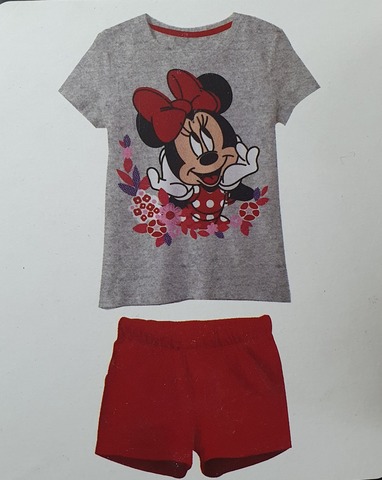 Комплект для девочки Disney футболка + шорты