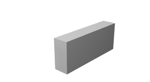 Газобетонный блок D600(625х125х250)