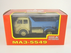 MAZ-5549 tipper beige-blue 1:43 Nash Avtoprom