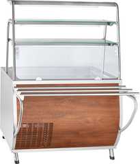 Прилавок-витрина Abat ПВВ(Н)-70Т-НШ кашир.