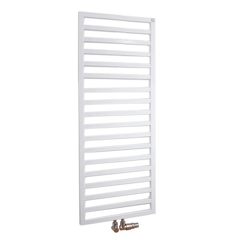 Zehnder Subway SUB-130-045 RAL 9016 Полотенцесушитель 126х45 см