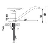 Смеситель для кухни LEMARK LUNA LM4104C