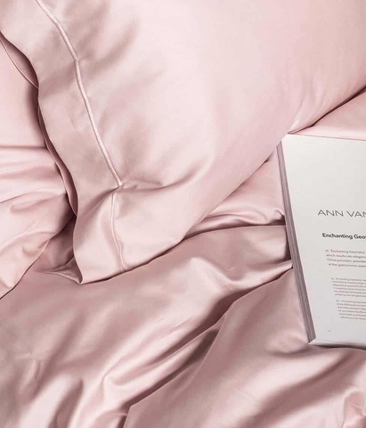 Наволочка 50x70 Decoflux Rose/White розовая