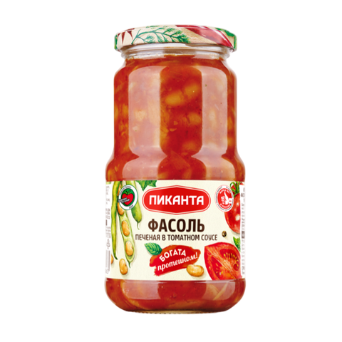 Фасоль печеная в томатном соусе 