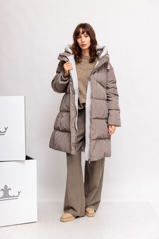 Diego M Пуховик с контрастными деталями