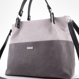 Сумка Саломея 185 мульти итальянский серо-черный