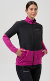 Премиальный костюм для лыж и зимнего бега Nordski Hybrid Pro Warm 2.0 Fuchsia/Black женский