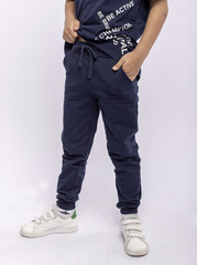 0019_С22 Брюки спортивные, синий