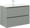 Aquanet 332533 Тумба с раковиной Джейн 90 цв.мисти грин (раковина Flat) (332533)