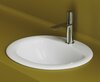 Ceramica Nova Sun CN6080 Раковина встраиваемая сверху овальная с отверстием перелива, 51.5x45.5