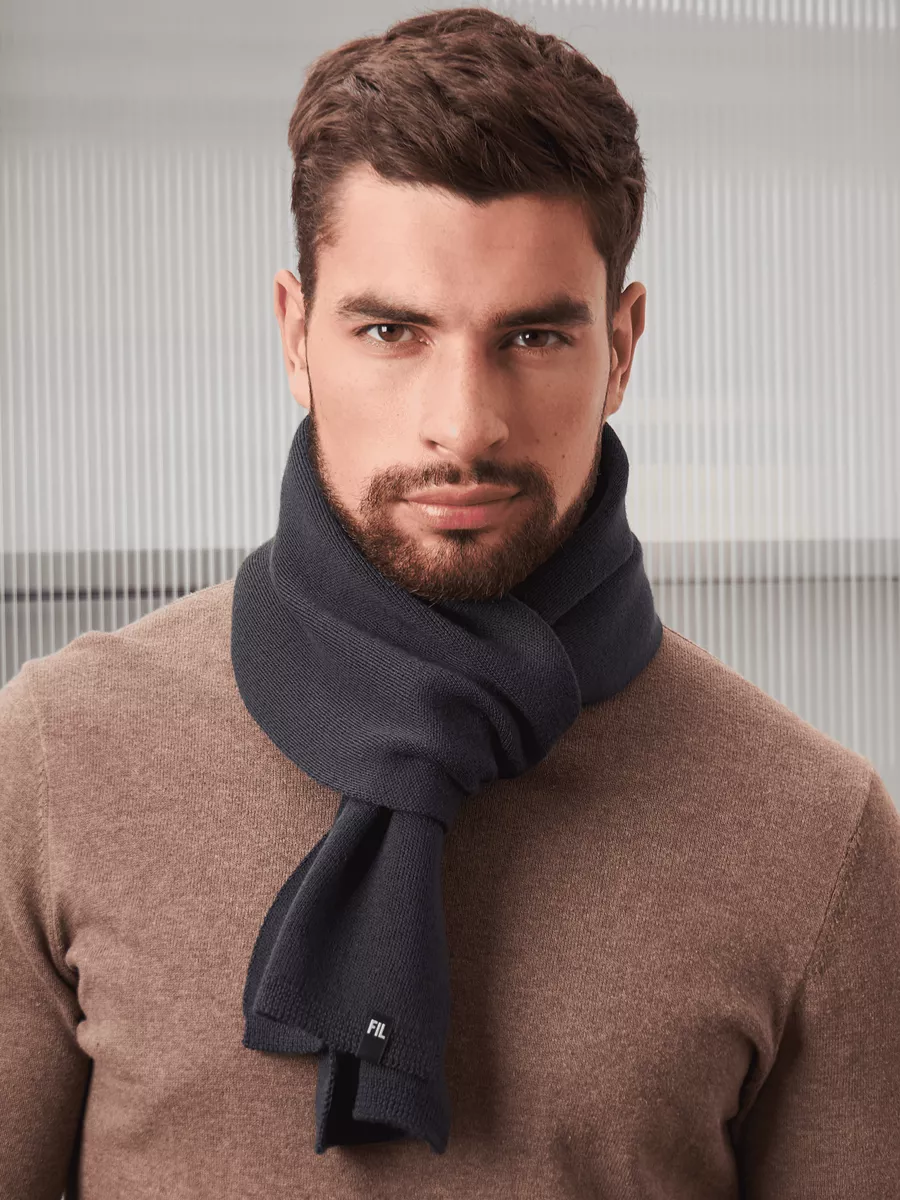 Шарф длинный классический