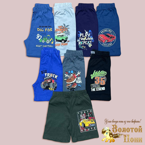 Шорты хлопок мальчику (5-8) 260422-R1110