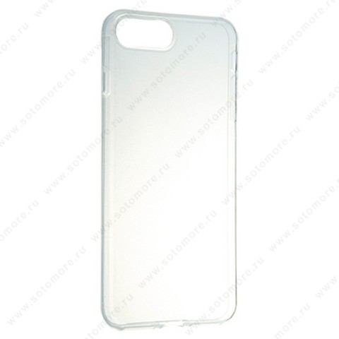 Накладка силиконовая для Apple iPhone 8 Plus/ 7 Plus жесткий прозрачная