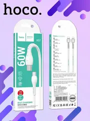 Кабель X37 Type-C/Type-C 1m для зарядки