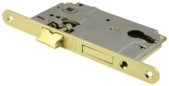 Замок под цилиндр ML85SB (мат. золото)