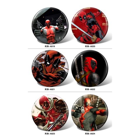 Deadpool pattern Badge