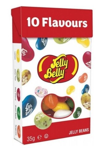 Jelly Belly 10 flavours Джелли Белли 10 вкусов 35 гр