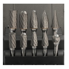 Набор бор-фрез твердосплавных 10шт HM S=6мм Ruko 116003RO (АКЦИЯ)