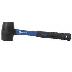 Киянка КОБАЛЬТ 450 г (60 мм), черная резина, фибергласовая рукоятка (241-048)