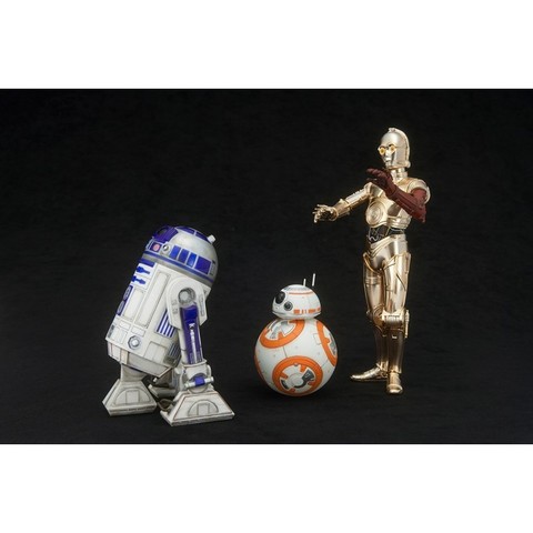 Звёздные войны Пробуждение Силы фигурки дроидов 1/10 R2-D2 C-3PO и BB-8