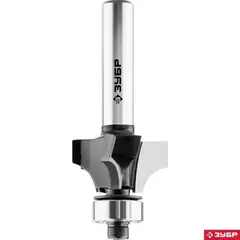 ЗУБР 25.4 x 13 мм, радиус 6.3 мм, фреза кромочная калевочная №1, Профессионал (28784-25.4)