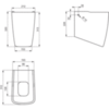 Полупьедестал Ideal Standard VentUno T409801