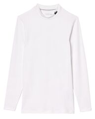 Теннисная футболка Lacoste Recycled Fiber Long Sleeve Sports T-Shirt - white/black