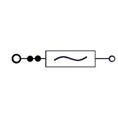 Клемма пружинная 0,2-4mm2/10A/1000V с предохранителем Ø5x20mm и светодиодом