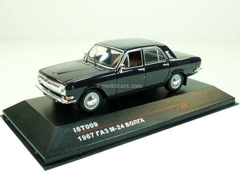 GAZ-M24 Volga dark blue 1967 IST009 IST Models 1:43