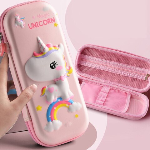 Penal \ Пенал \ Pencil bag Magic Unicorn soft pink