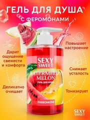 Гель для душа Sexy Sweet Watermelon&Melon с ароматом арбуза, дыни и феромонами - 430 мл. - 