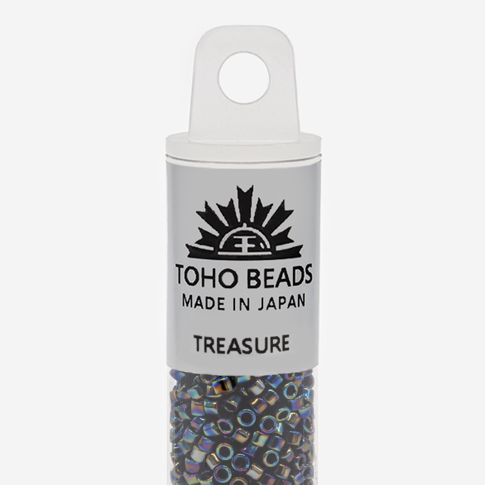 Японский бисер TOHO Treasure (№86), металлизированный, непрозрачный глянцевый