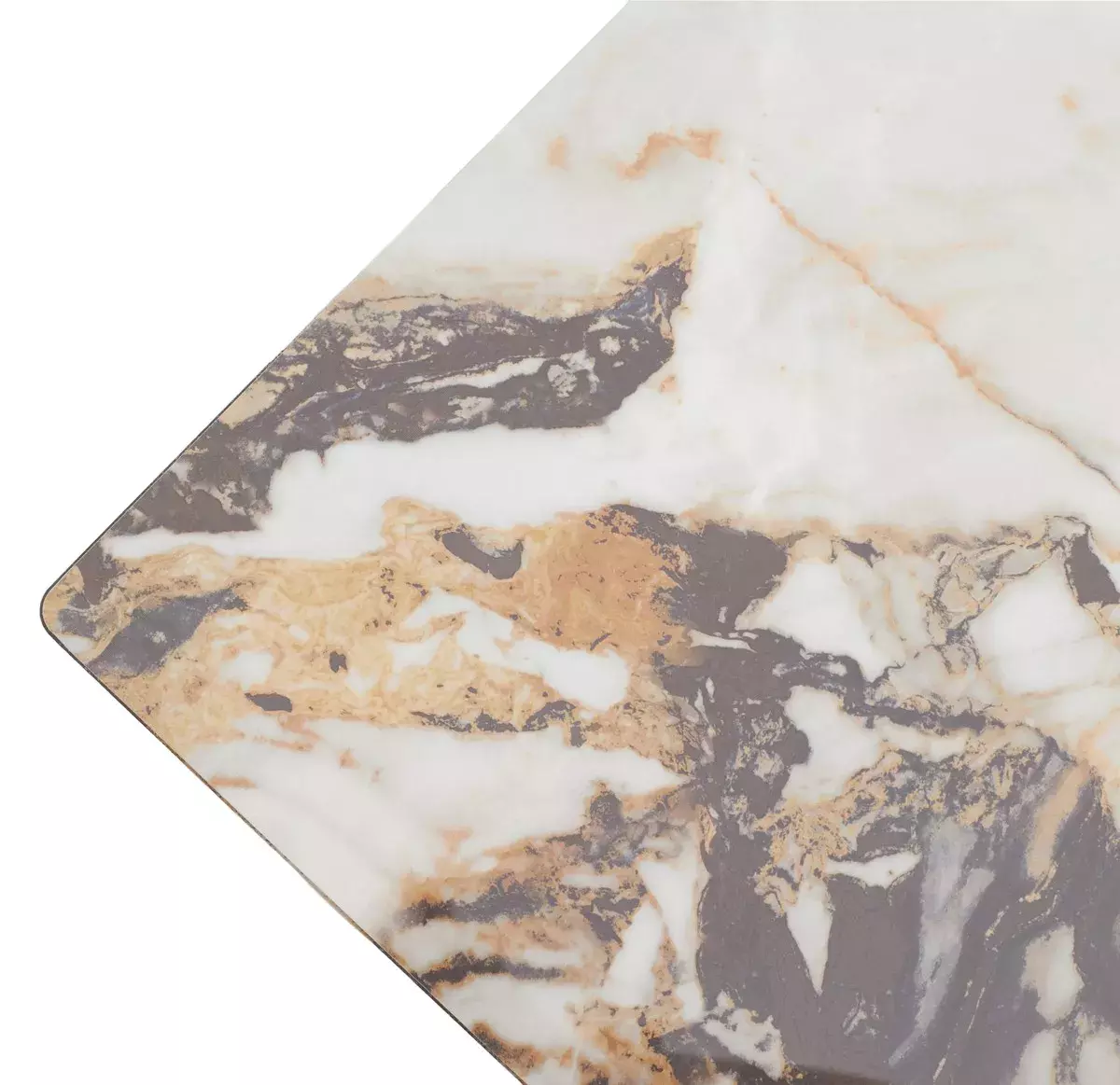 Стол ACERRA NEW 160 GLOSS GRAND JADE SOLID CERAMIC/ каркас цвета шампань, DISAUR