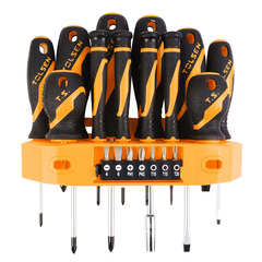 TOLSEN (TT20183) Набор отверток "GRIPro", вставки(биты), подвесной, 19 предметов