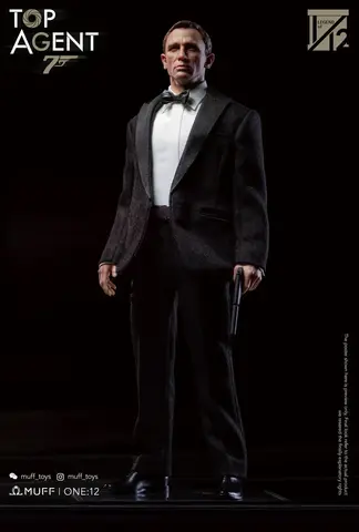 Фигурка Агент 007 Джеймс Бонд Дэниел Крейг масштаб 1/12