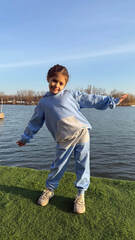 Спортивный костюм детский с карманом