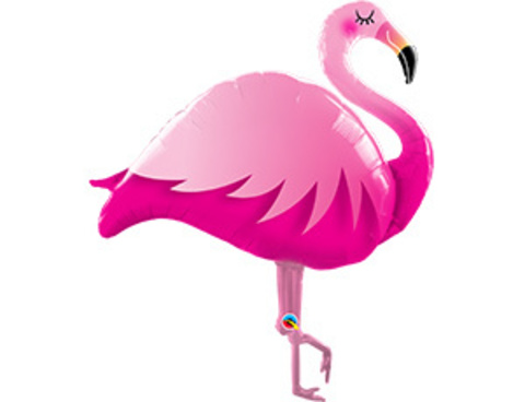 Фольгированный шар Фламинго розовый