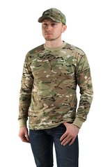 Купить камуфляжную футболку Мультикам с длинным рукавом - Магазин тельняшек.ру 8-800-700-93-18Футболка камуфляж Мультикам с длинным рукавом в Магазине тельняшек