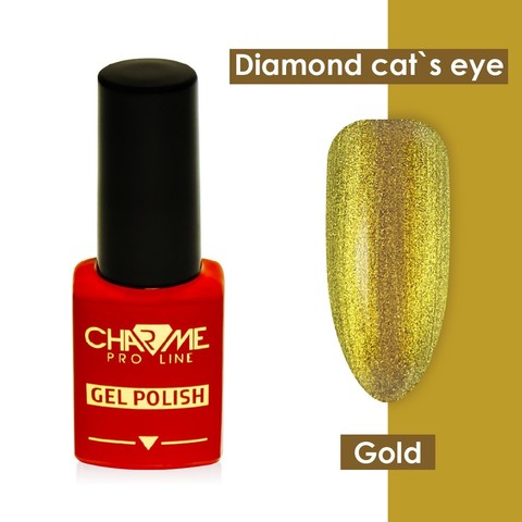 Гель-лак Diamond Cat's eye - Gold Charme