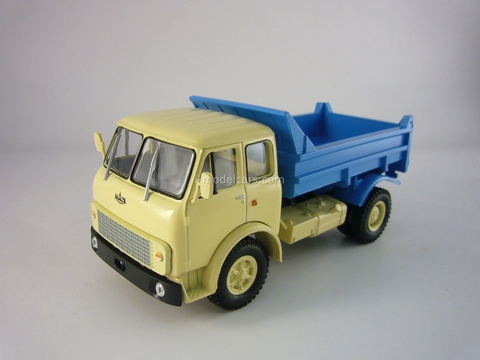 MAZ-5549 tipper beige-blue 1:43 Nash Avtoprom