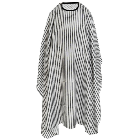 Парикмахерская накидка Harizma, 140х160см, белая в полоску (h10865B)