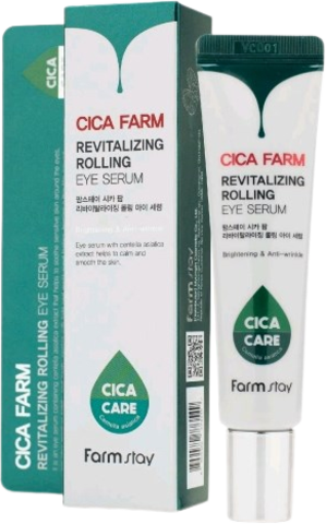 Farmstay Cica Farm Revitalizing Rolling Eye Serum Сыворотка для кожи вокруг глаз восстанавливающая с центеллой азиатской